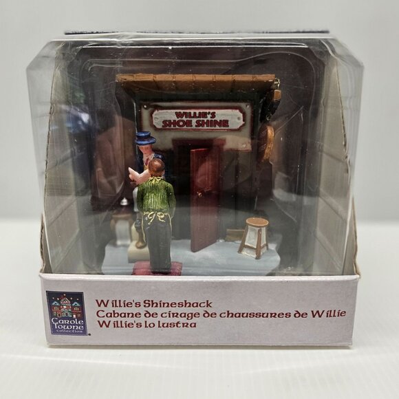 NOS Lemax Carole Towne Willies Shineshack Shoe Shine Christmas Village 83698 - Picture 1 of 8